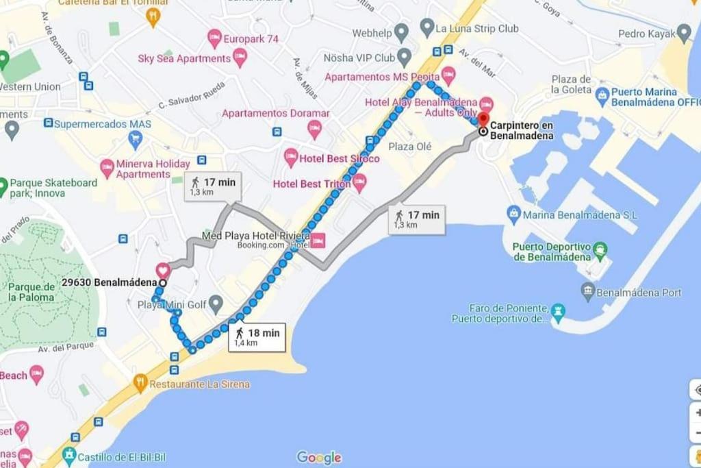 Apartament Z Basenem, Przy Plazy Benalmádena Zewnętrze zdjęcie