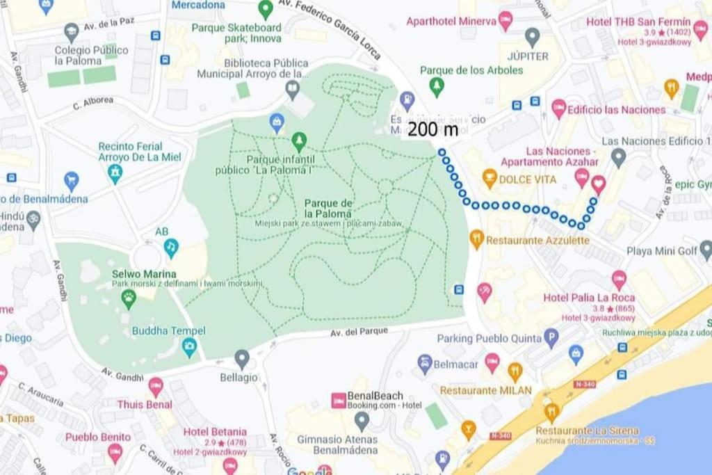Apartament Z Basenem, Przy Plazy Benalmádena Zewnętrze zdjęcie